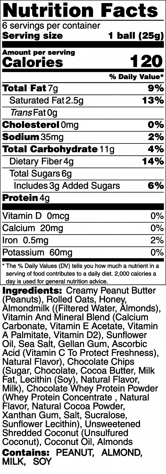 Cocoa Almond Coconut Protein Balls - Image 3