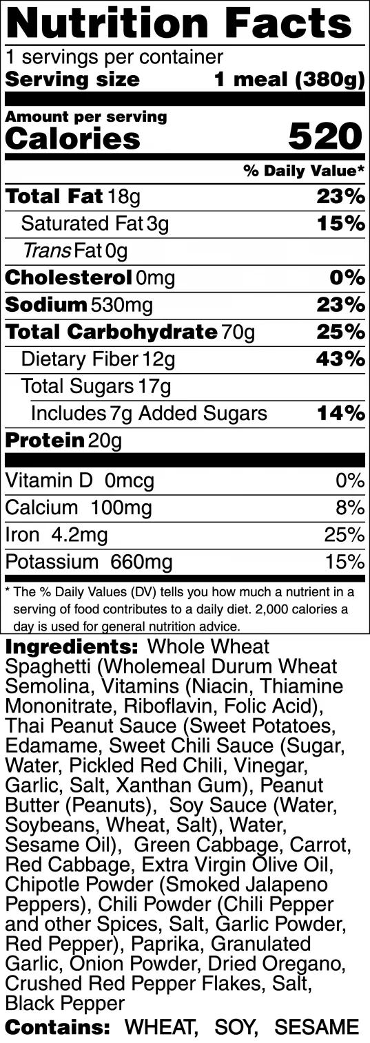 Vegetarian Thai Peanut Bowl - Image 3